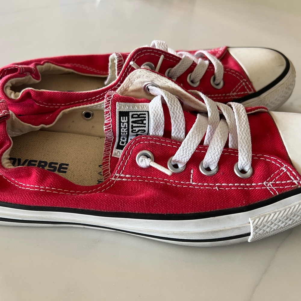 Converse Red Sneakers - Picture 2 of 6